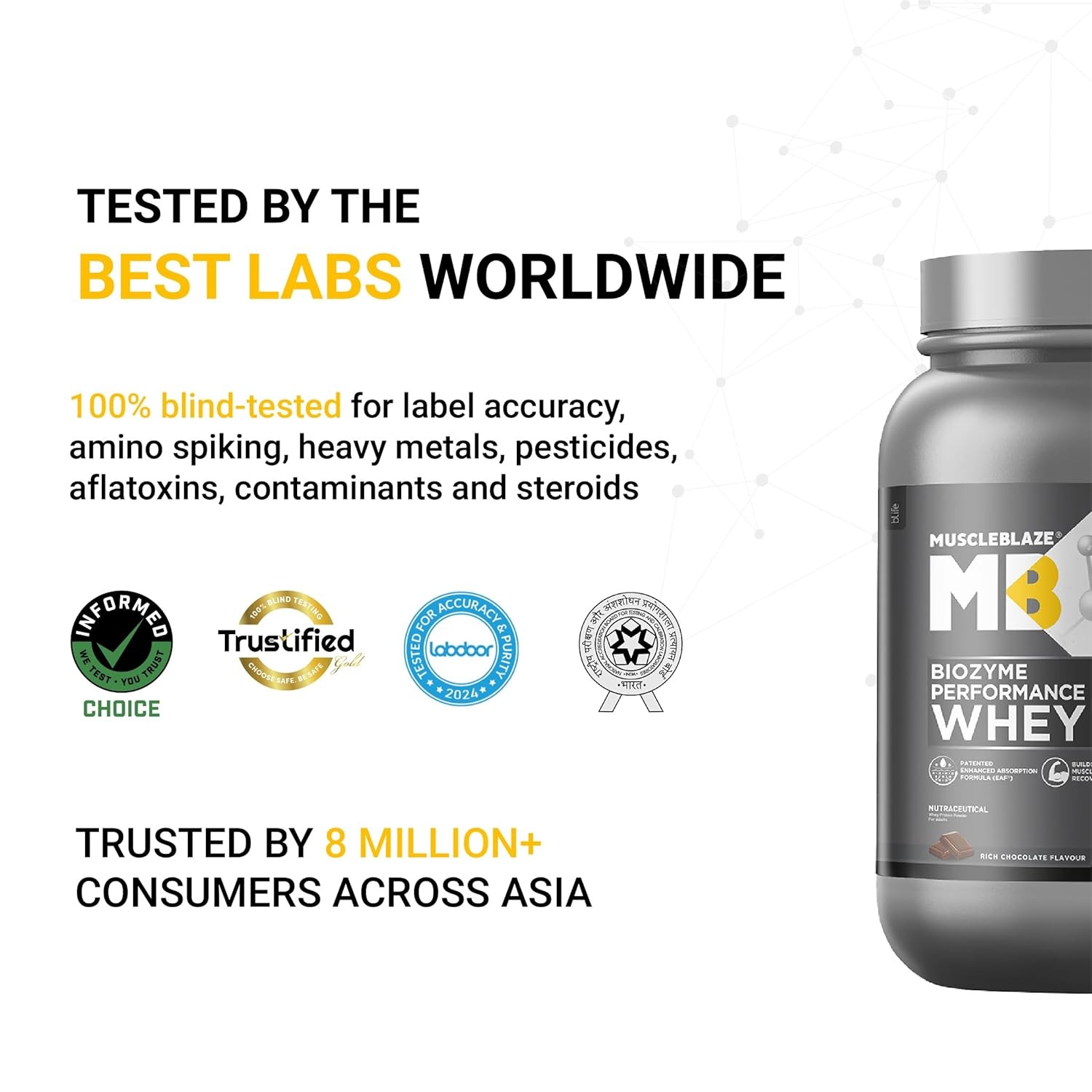 MUSCLE BLAZE PERFORMANCE WHEY - 500 Gram/BLUE TOAKI COFFEE