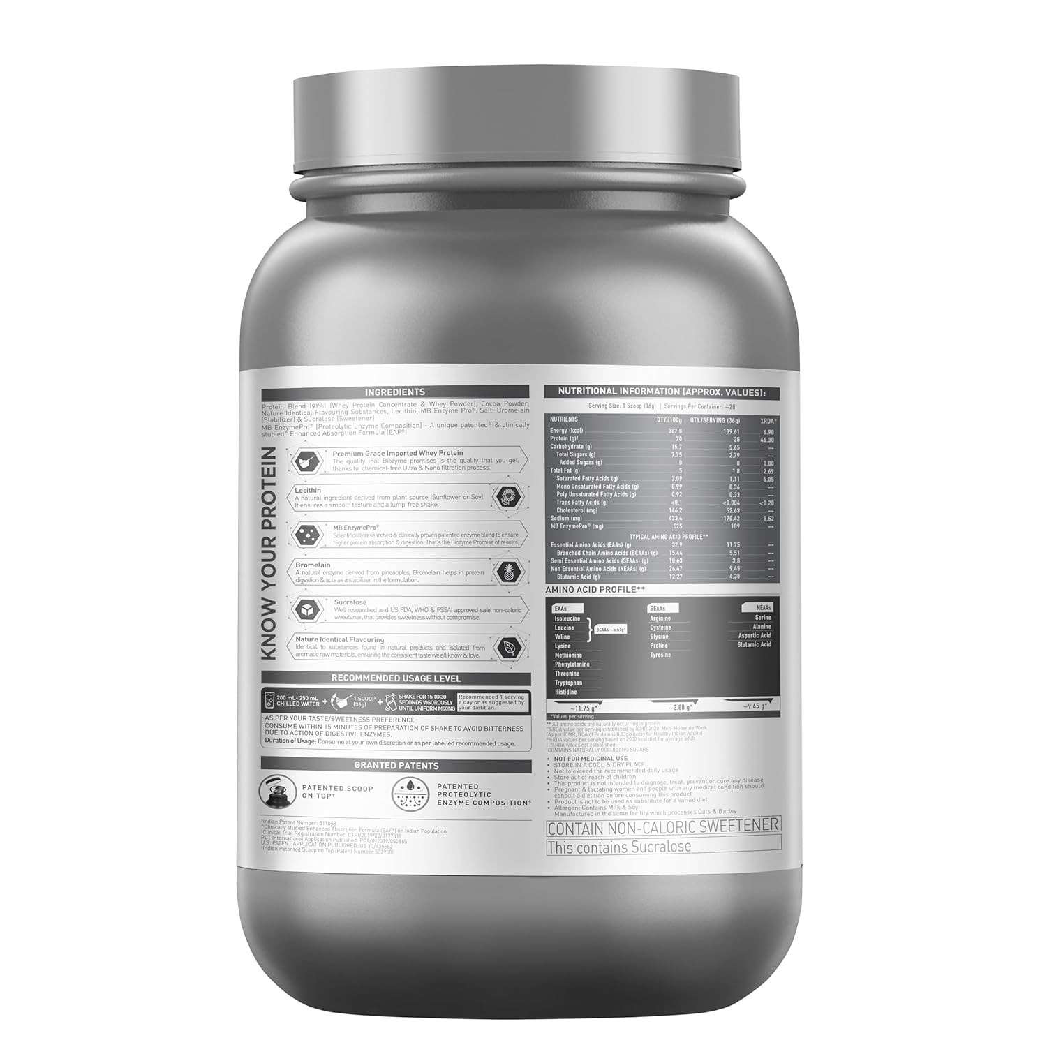 MUSCLE BLAZE PERFORMANCE WHEY - 500 Gram/RICH CHOCOLATE