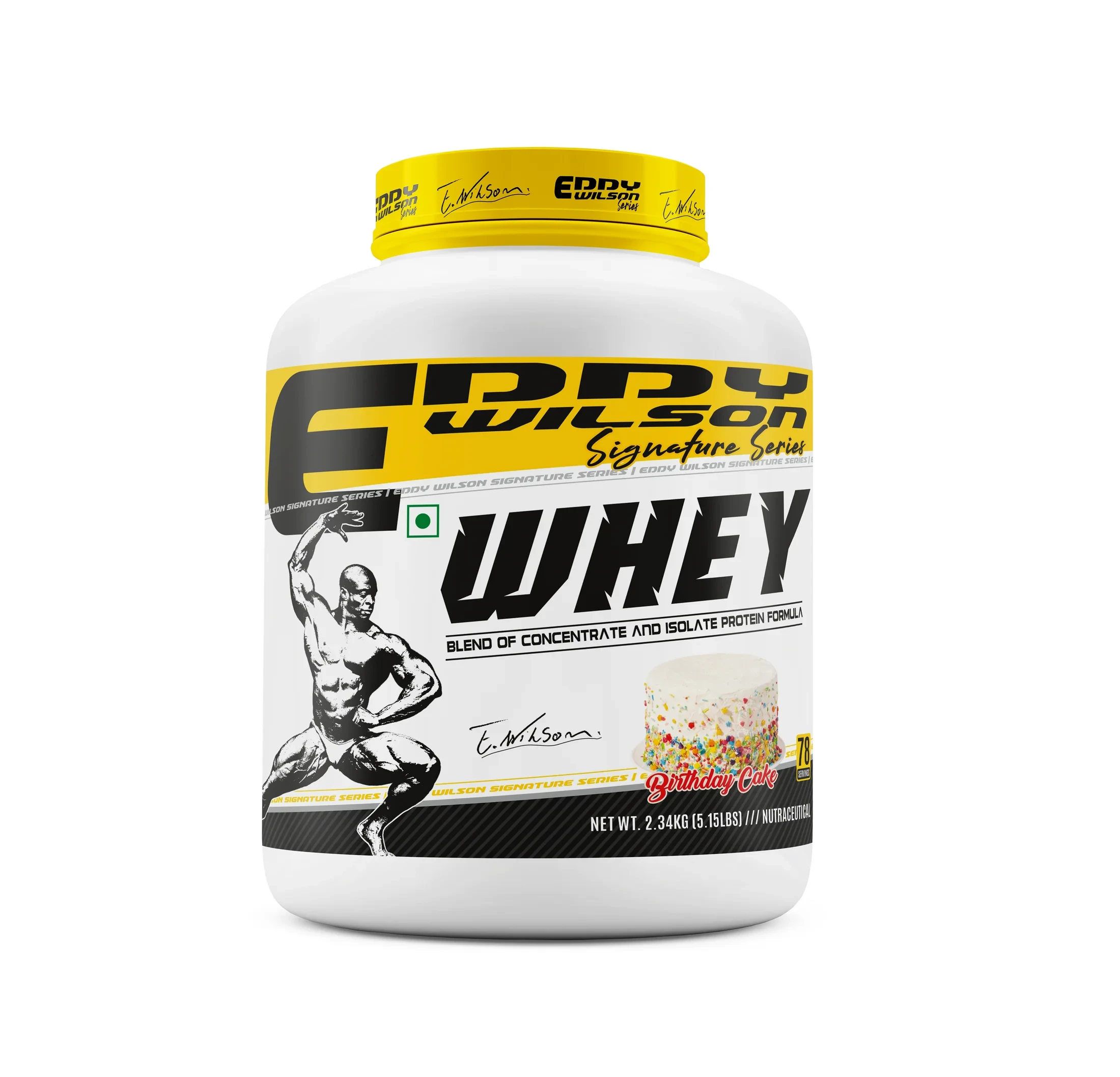 EDDY WILSON WHEY PROTEIN - 5 LBS/BIRTHDAY CAKE