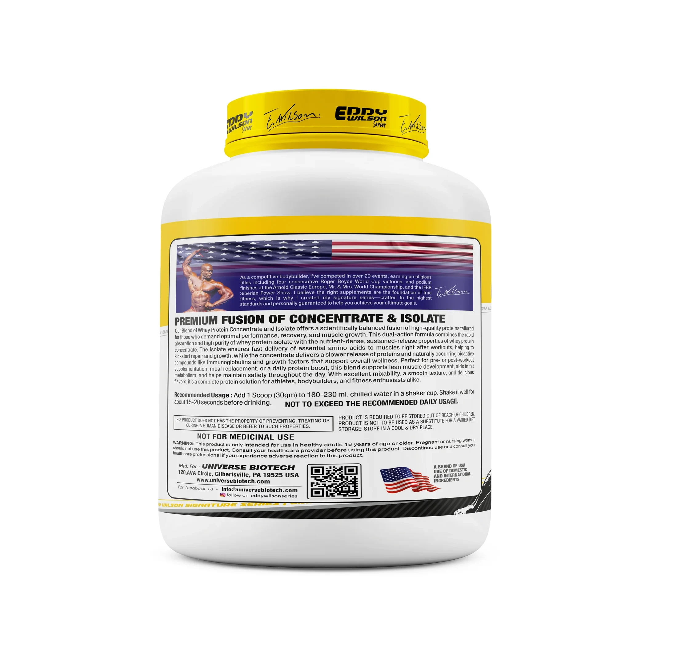 EDDY WILSON WHEY PROTEIN - 5 LBS/BIRTHDAY CAKE