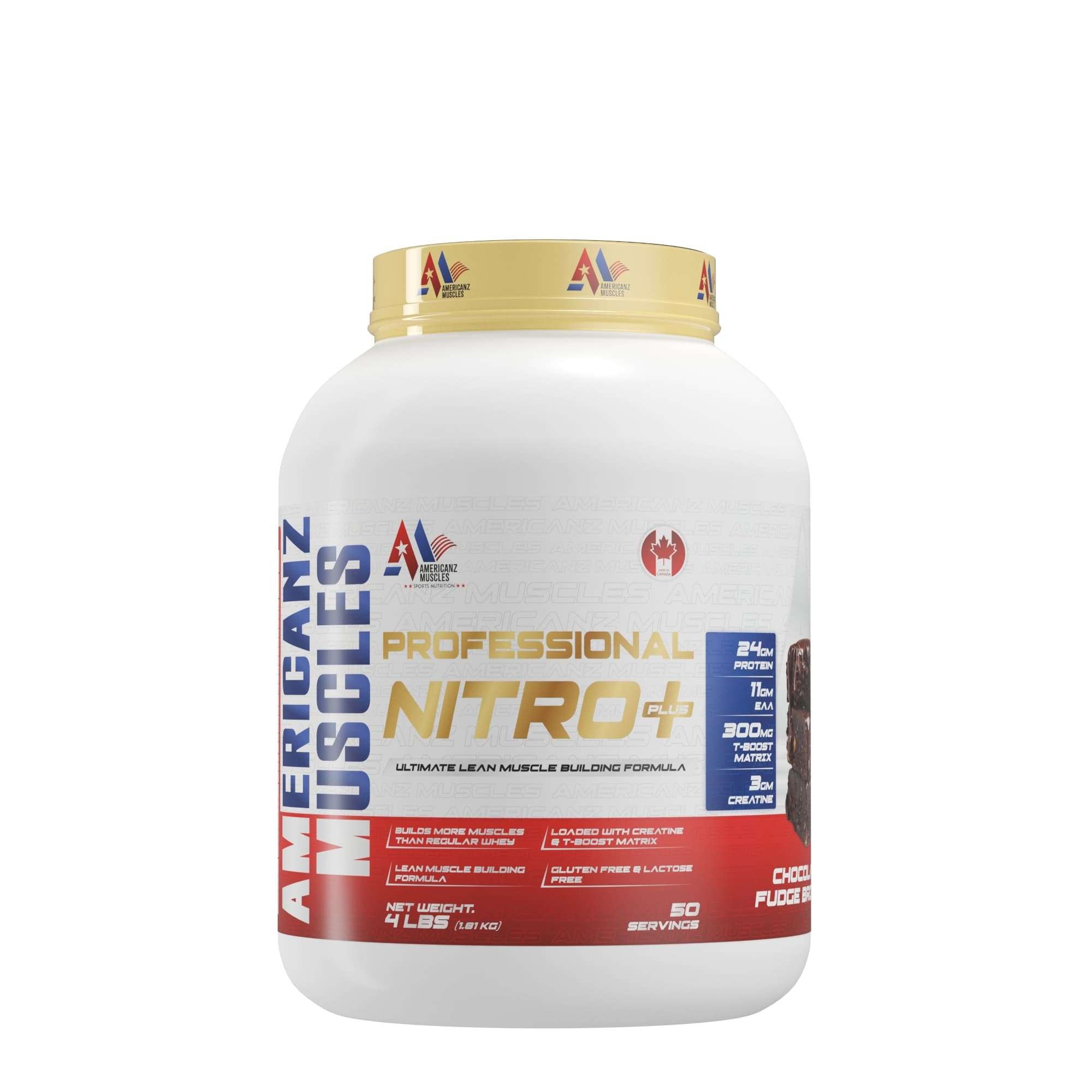 AMERICANZ MUSCLE PROFFESSIONAL NITRO  - 4 LBS/MANGO ICECREAM