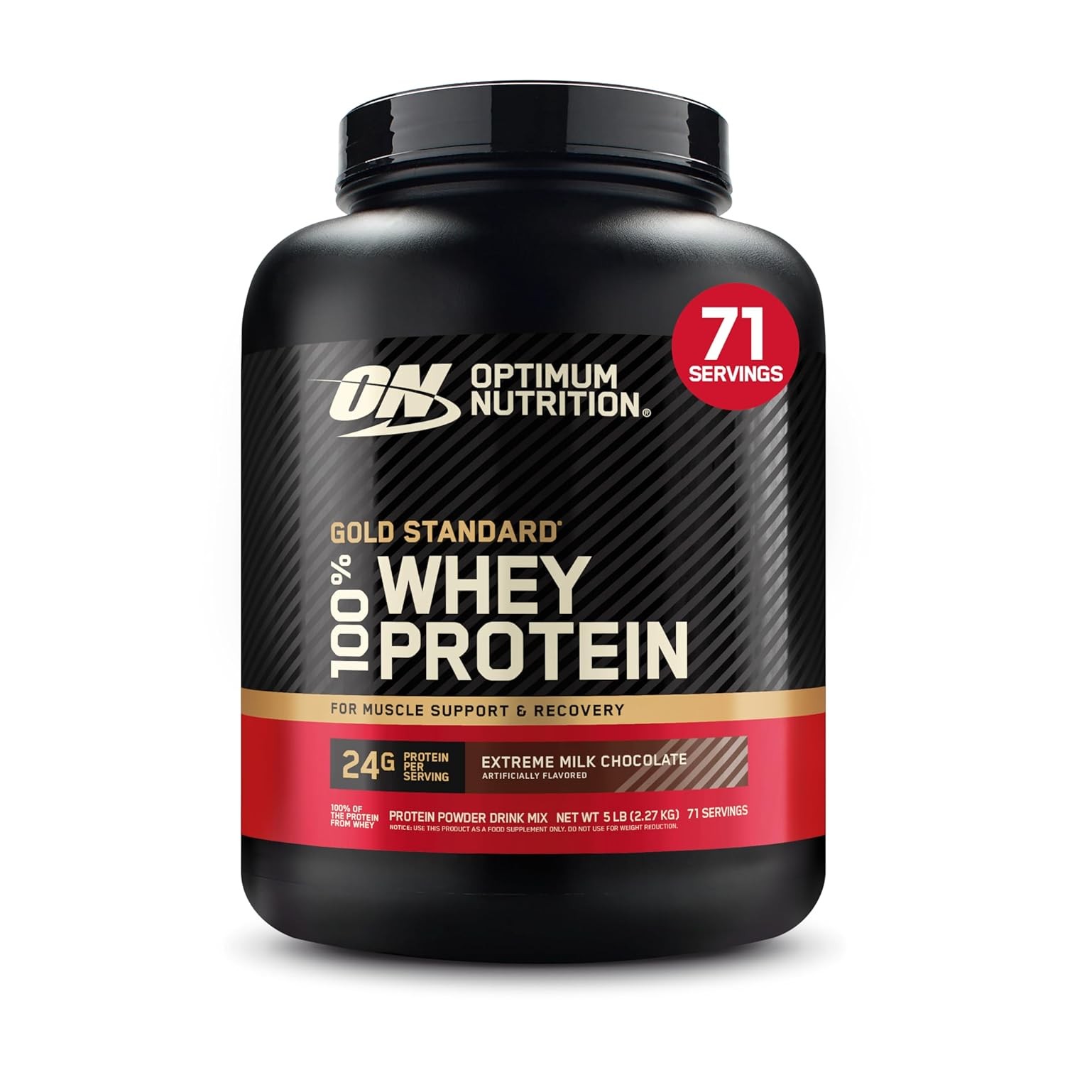 OPTIMUM NUTRITION GOLD STANDARD 100% WHEY  - 907 Gram/EXTREME MILK CHOCOLATE
